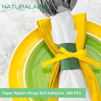 Self-Adhesive Napkin Bands, elegant table setting, - Image 5