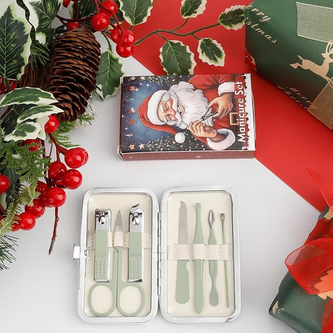 Nail Clipper Set for Women,Travel Nail Care Kit,Stocking Stuffers for Women,Manicure Kit for Men,White Elephant Gifts for Adults,Nail Care Set,Gifts for Family Friends Wife Boyfriend Colleague Husband