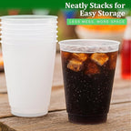Concession Essentials 16oz Frost Flex Plastic Cups – 500 Pack – Shatterproof - Image 4