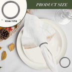 Grey Napkin Rings - Image 2
