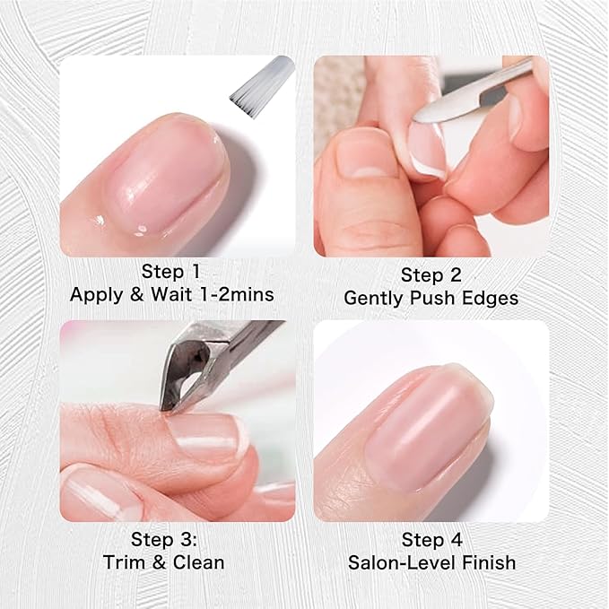 Cuticle Remover Liquid, Instant Cuticle Softener for Dry Damaged Nails - No Tool No Soaking Required, Moisturizing & Repair Formula, 0.5 Fl Oz