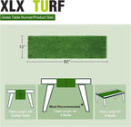 XLX TURF Green Artificial Grass Table Runner 12"x60" Golf Party Decorations | - Image 2