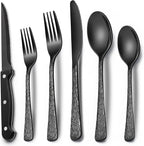 EWFEN 24-Piece Black Silverware Set by EWFEN