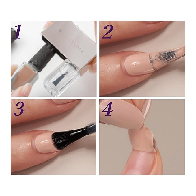 Breathable Halal Vegan Nail Polish – Water-Based 3pc Set (Burgundy + Metallic Rose Gold + Clear Top Coat) | Non-Toxic, Eco-Friendly, 0.51 fl oz