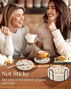 Absorbent Cup Coasters Set of 6 - Image 6