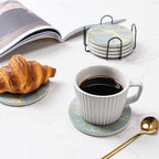 6Pcs Absorbent Coasters Set - Image 5