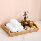 Rattan Rectangular Serving Tray - Image 3