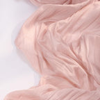 DeZerlor Dusty Pink Cheesecloth Table Runners 6 Pack Summer Boho Runners | - Image 3