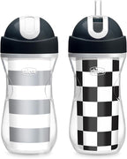 Chicco Insulated Straw Sippy Cup 12+ Months, 9oz Toddler Training Cup by ChiccoUSA