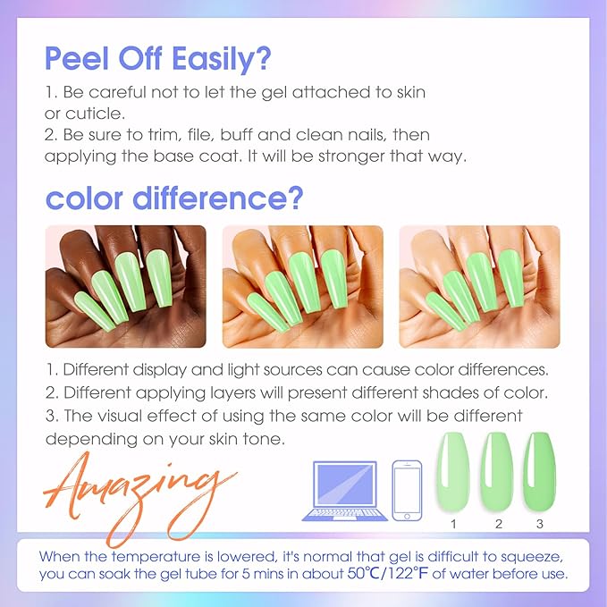 ROSALIND 28 Colors Color Poly Nail Gel Colors Kit with Mini Nail Lamp Clear Neon Poly Nail Gel Starter Kit for Beginners Halloween All Seasons Classic Colors with Everything