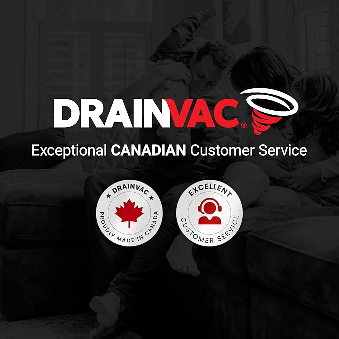 Drainvac Broan-nutone 650 Air watts Central Vacuum System and Deluxe Multi-Surface Tool Set for Cleaning Floors,Carpets Anti-Vibration, Powerful Suction