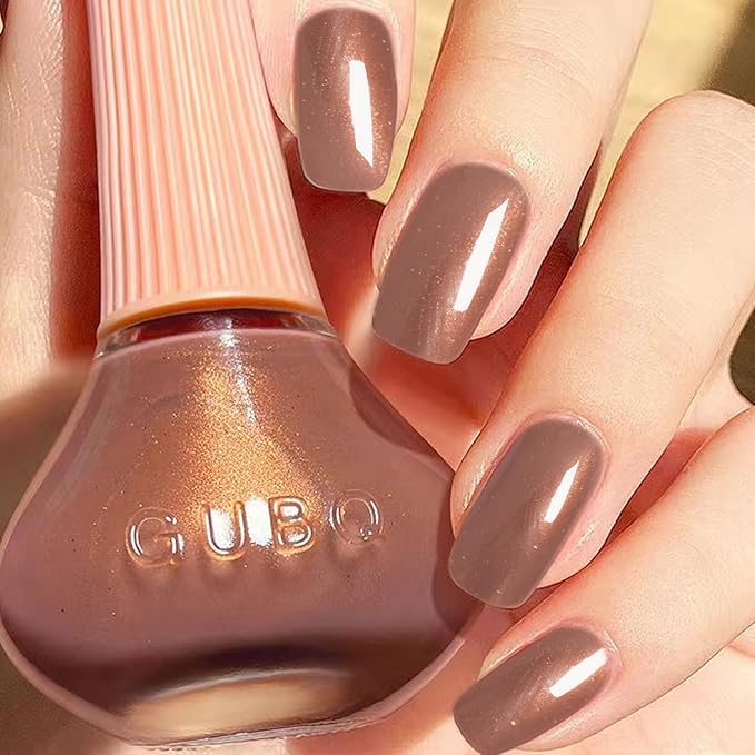 Major Dijit Quick Dry Nail Polish Ochre Summer Nail Lacquer for Nail Art Regular Nail Polish 0.41 fl oz.