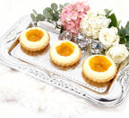6 Packs Silver Serving Trays, 13.8" x 8.7" Bow Floral Engraved Mirror - Image 6