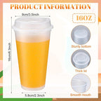 Honeydak 45 Pack 16 oz Reusable Coffee Cups - Image 3