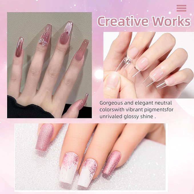 Major Dijit Gel Nail Kit - Beginner Gel Nail Set with Nail Drill, 0.5oz 4-in-1 Nail Glue, 500PCS MediumCoffin Nail Tips, UV Lamp for Nail Extension & Art nail