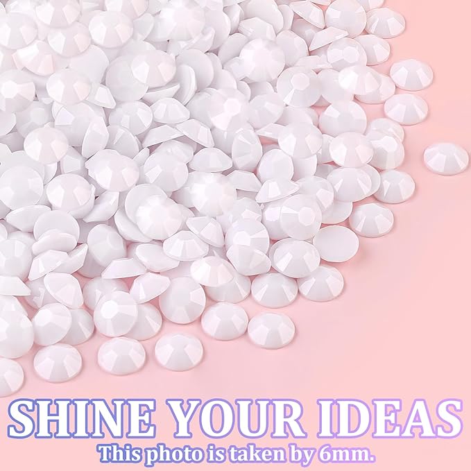 30000Pcs Resin Rhinestones for Bedazzling with Tweezers, White Rhinestones for Crafting with B7000 Jewelry Glue for DIY Crafts Clothing Tumblers Shoes Fabric Nail Art