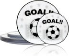 20 White Plastic Soccer Plates, Disposable Plates by I00000