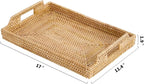 Rattan Rectangular Serving Tray - Image 8