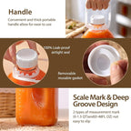 CUCUMI 2 Pack 64 Oz Glass Milk Bottle - Image 5