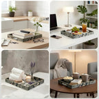 Large Tay for Ottoman Coffee Table, Modern Plastic Serving Tray - Image 7