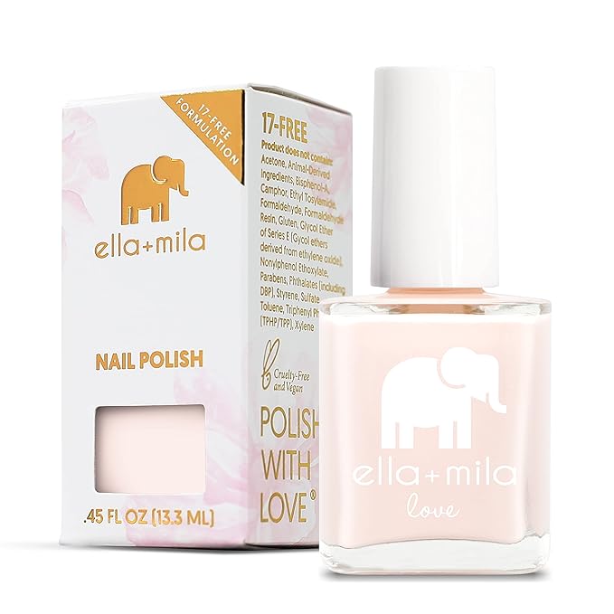 ella+mila Professional, Quick Dry, Long-Lasting & Chip-Resistant Pink Nail Polishes (Lust in Love - 0.45 fl oz)