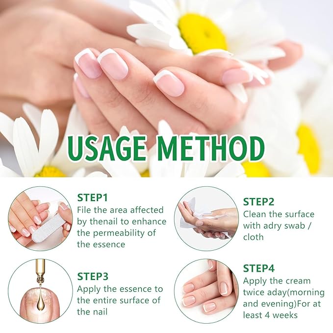 Ginger Nail Treatments, 7 Days Ginger Cuticle Care Oil for Nails for Strengthen nails & Promote Nail Growth, Natural Plant Formula（2PCS)