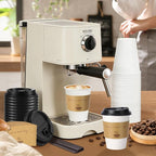 BYSNOW 100 pack 10 oz Disposable Coffee Cups - Image 2