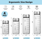 Glass Juice Bottles 4 Pack 16 oz - Image 5