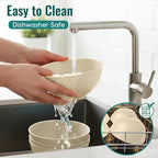 40 OZ Cereal Bowls 8 PCS, Unbreakable & Lightweight Wheat Straw Bowl - Image 5