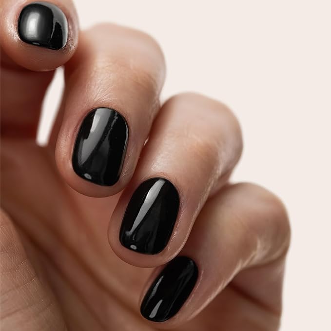 Breathable Premium Long Lasting Nail Polish (Dark Coal) - Vegan & Toxin-Free