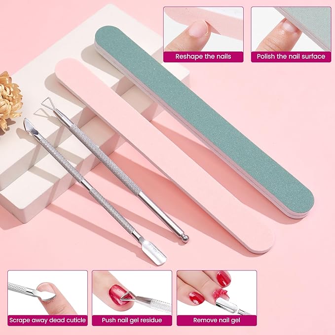 Dual Nail Soaking Bowl Acetone Proof: 2-in-1 Dip Powder Gel Nail Polish Remover Soak off Bowl for Women - Time-Saving Acrylic Nail Remover Kit for Home Salon (Big Size, Rose)