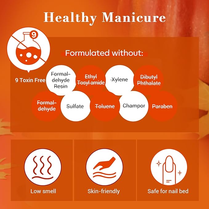 AZUREBEAUTY Dip Powder Nail Kit Starter, Fall Winter Yellow Orange Brown Glitter 12 Pcs 4 Colors Acrylic Dip Powder Liquid Set with Base/Top Coat Activator for French Nail Art Manicure DIY Gift