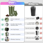 17oz Insulated Travel Coffee Mug - Image 4