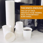 Vumdua Bathroom Paper Cups, Small Coffee Cups - Image 5