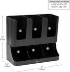Mind Reader Condiment Station, 13 Inch Countertop Coffee Bar Organizer - Image 3