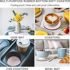 Spring Botancial Coasters Set of 4, Absorbent Coasters - Image 6