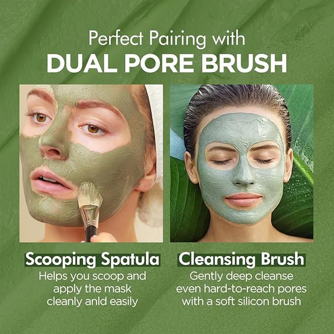 Holy Basil Bubble Deep Mask – Holy Basil & Carbonated Water for Cleansing Pores & Blackheads, Korean Clay to Bubble Wash-Off Pack (90g / 3.17 oz)