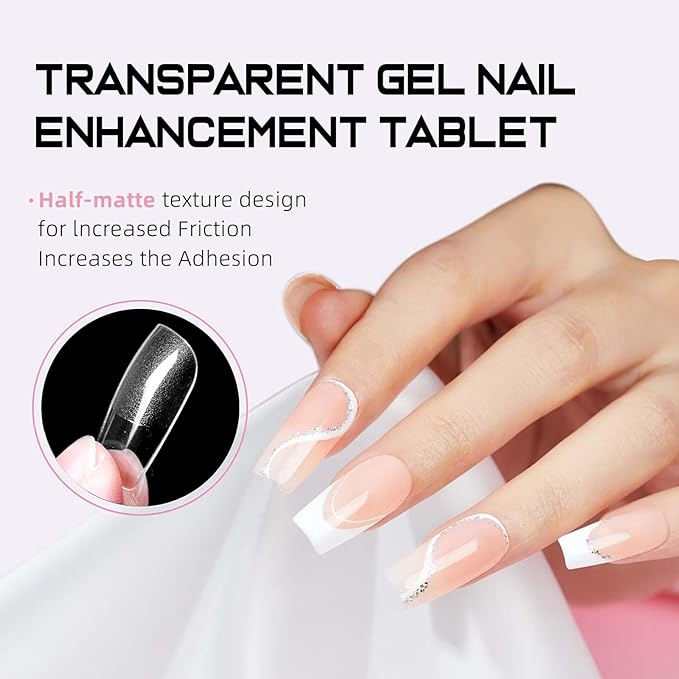 Major Dijit Gel Nail Kit - Beginner Gel Nail Set with Nail Drill, 0.5oz 4-in-1 Nail Glue , 500PCS Square Nail Tips, Nail Clipper, UV Lamp for Nail Extension & Art (Square)