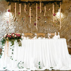 6 Pack Cheesecloth Table Runner 10Ft Christmas Gauze Boho Table Runners - Image 6