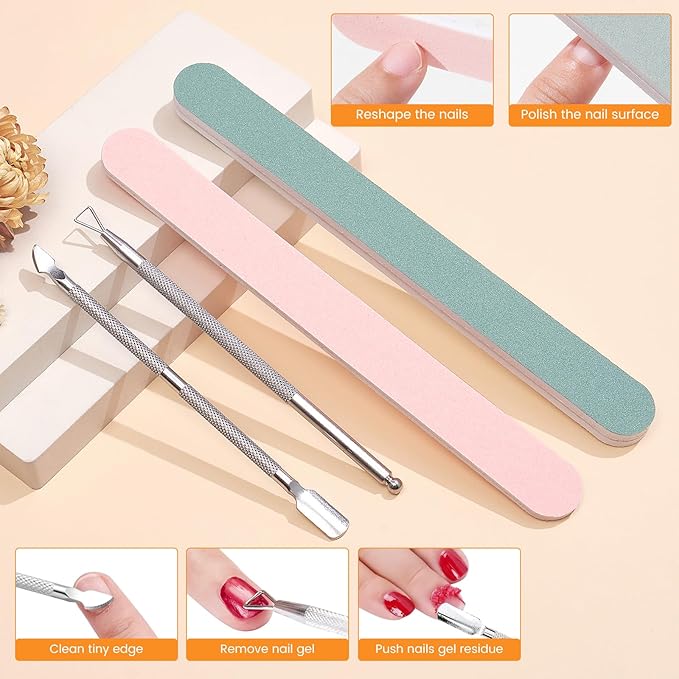 Dual Nail Soaking Bowl, Soak Off Gel Polish Remover Bowl for Home Users, Time Saver Manicure Bowl for Dip Powder/Gel/Acrylic Removal at Home & Salon, White