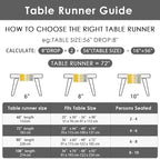 Emvency Table Runner, 13x72 Inch, Abstract Modern Yellow | Grey Art Dining Decor - Image 6