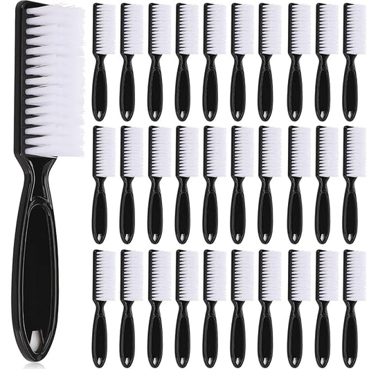 Patelai 30 Pcs Nail Scrubber Brushes Bulk Handle Grip Manicure Brushes for Cleaning Fingernails Pedicure Cleaning Brush for Toes and Fingernail Cleaning(Black)