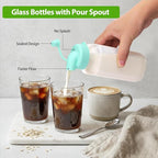 CUCUMI 12 Pack 16 Oz Glass Milk Bottles - Image 2
