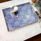Serving Tray with Handles, Rectangular Decorative Trays - Image 4