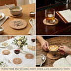 Personalized Cork Coasters – Custom Drink Coasters - Image 5