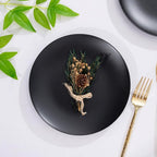 ejonirinjonir 80pcs Heavy-Duty Black Dessert Plates - Image 7