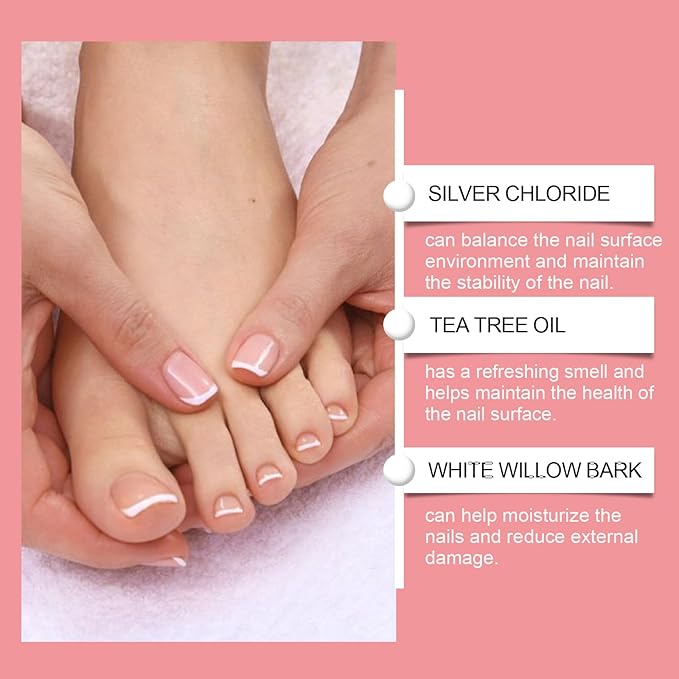 Nail Repair Liquid - Removes Discolored Nails Softens Thick Toenail Strengthens Nail Bed Structure, Natural Formula Deeply Nourishes Nail (1FL.oz)