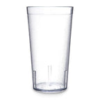 Carlisle FoodService Products Reusable Plastic Cups, 16 oz, 24 Pack | Stackable - Image 2