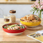 4-Piece Bohemian Style Ceramic Bowls - Image 2
