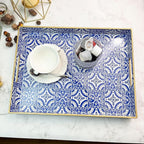 Serving Tray with Handles, Rectangular Decorative Trays - Image 2